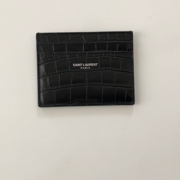 mens card holder saint laurent